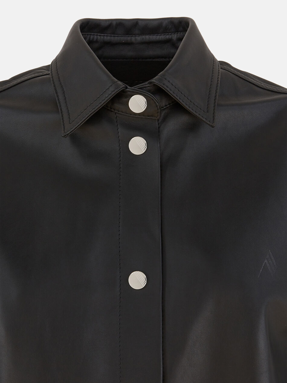 THE ATTICO "Eliza'' black shirt BLACK 250WCB00074LBT129AA100