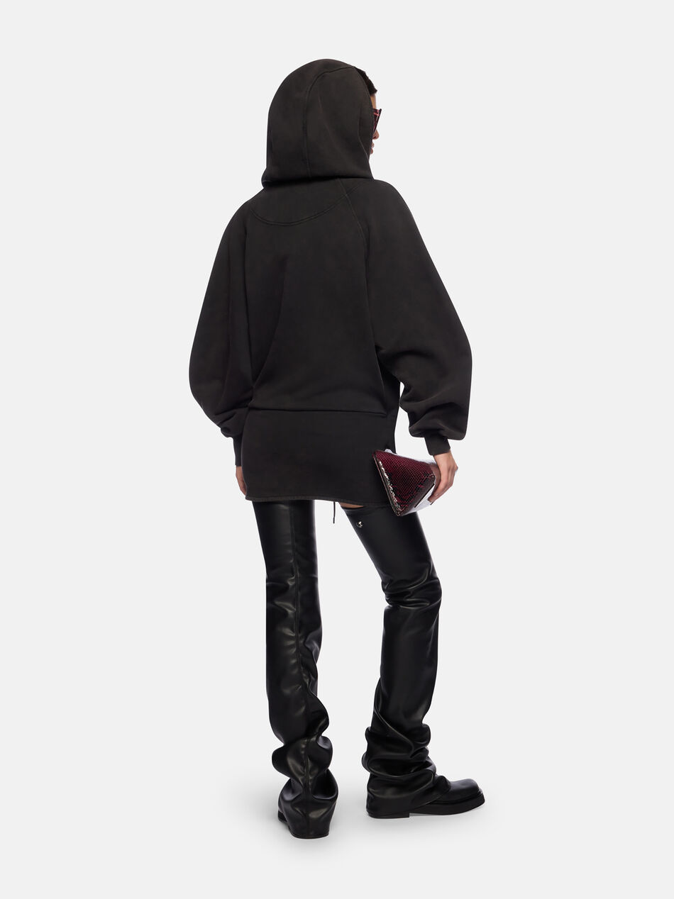 THE ATTICO Faded black mini dress Faded black 260WCA00473JJF003AA615