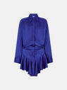 THE ATTICO ''Candice'' blue mini dress