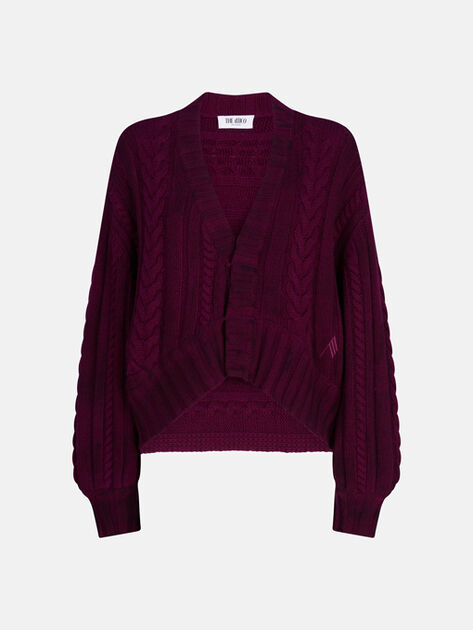 THE ATTICO Burgundy sweater BURGUNDY 251WCK00125KWS009SP114
