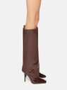 THE ATTICO ''Sienna'' chocolate boot Chocolate 241WS507L002590