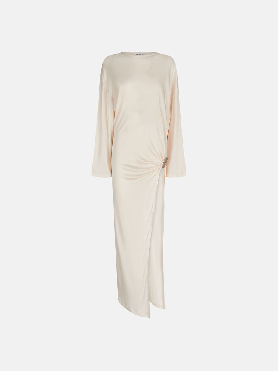 THE ATTICO Ivory midi dress Ivory 251WCW00244VVV107AA507