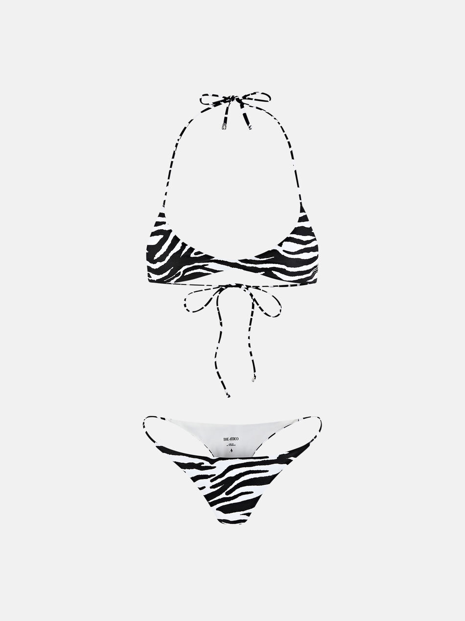 THE ATTICO White and black bikini WHITE/BLACK 250WBC00001PAA014PR020