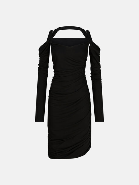 THE ATTICO Black midi dress Black 251WCW00248VVV105AA100