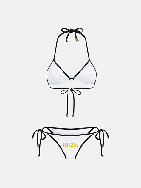 THE ATTICO White, black and banana Ibiza bikini White/black/banana SPEWBC00020PAA094IB522
