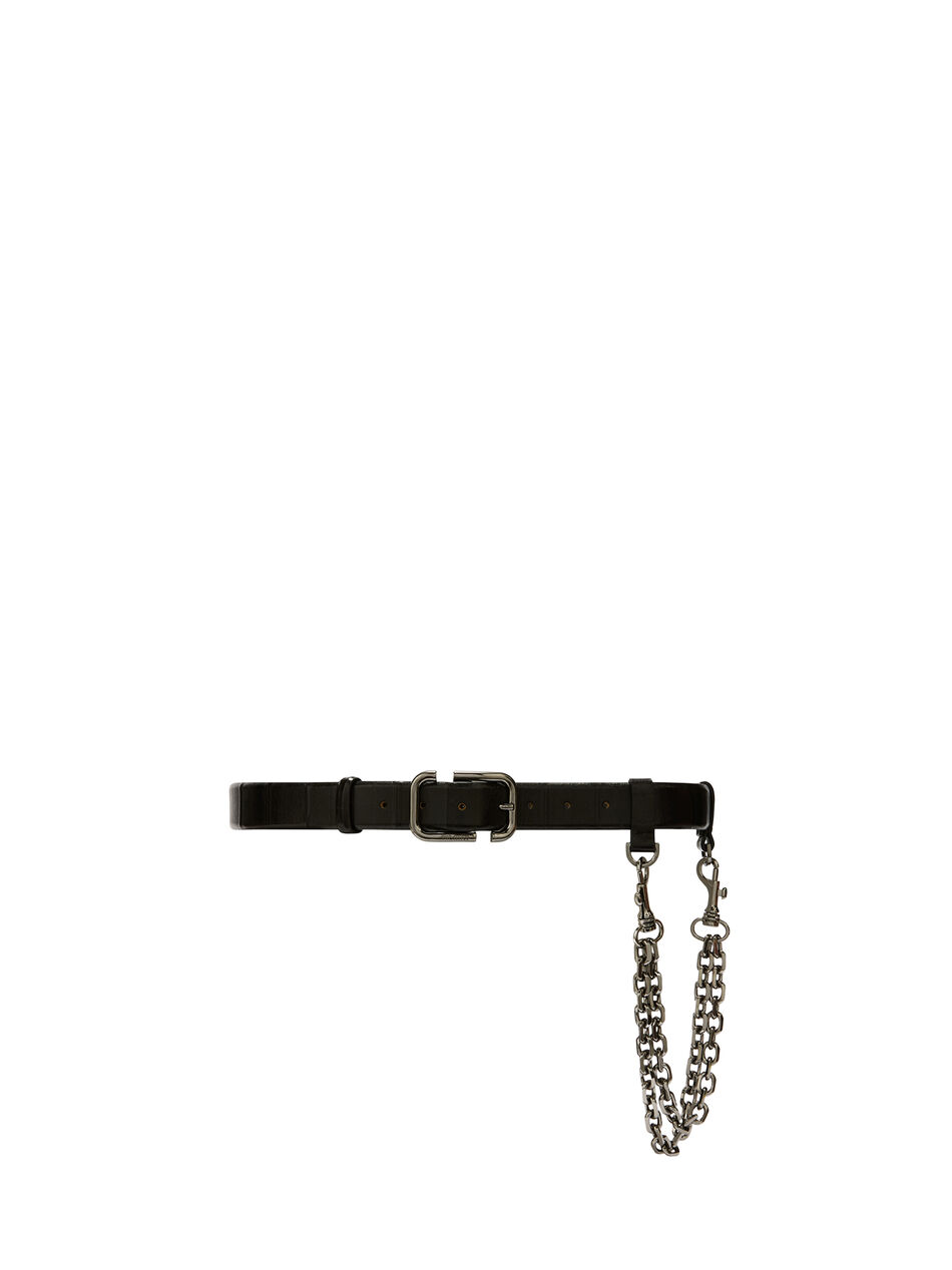 THE ATTICO Black belt Black 260WKE00031LBT157PR100