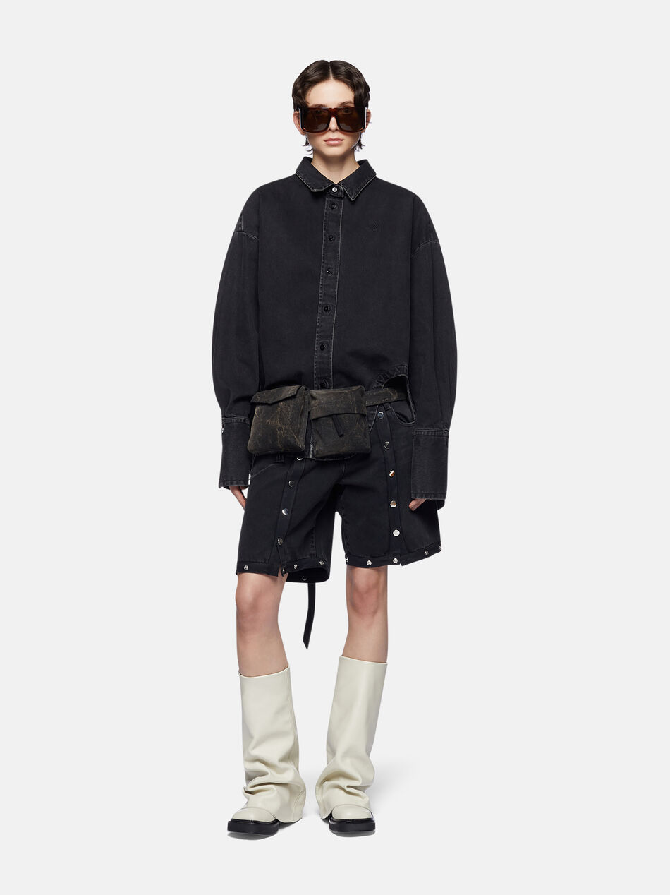 THE ATTICO ''Diana'' black shirt jacket Black 241WCH22D081100