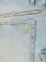 THE ATTICO ''Fern'' faded light blue long pants  231WCP84D049B176