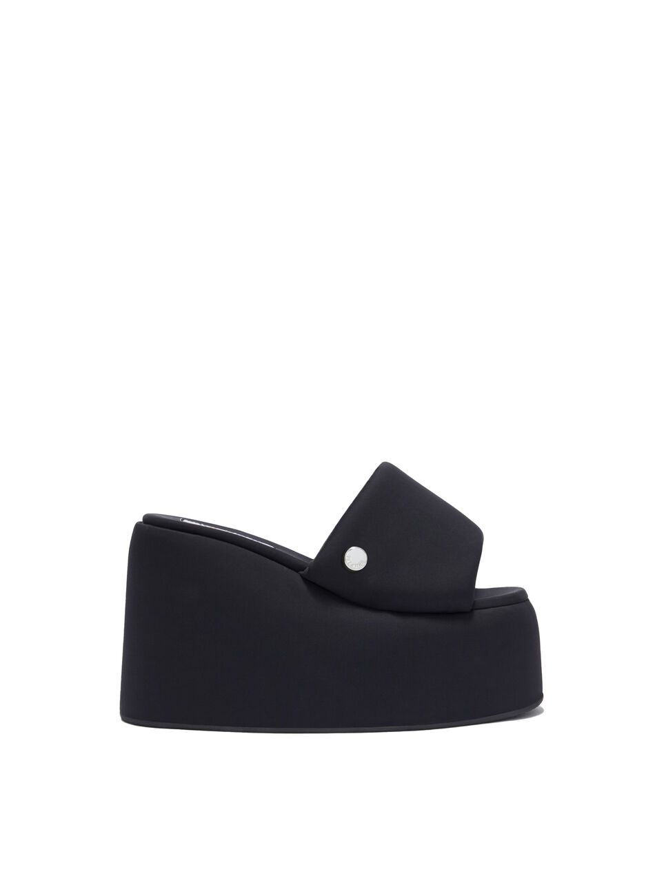 THE ATTICO "Mochi" black flatform Black 260WSH00905PAA113AA100