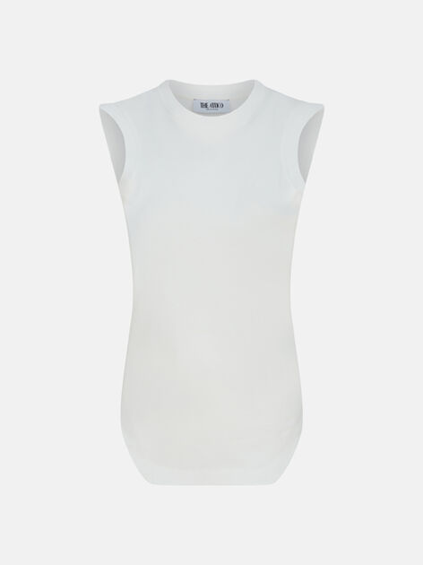 THE ATTICO "Reese'' white tank top WHITE 250WCN00003JJJ025AA001