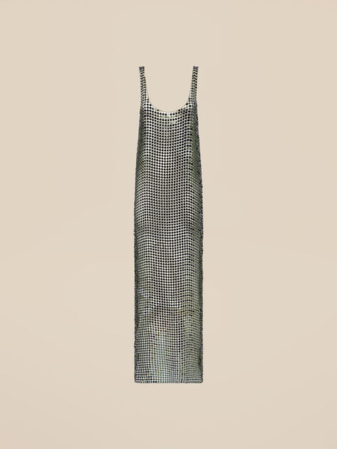 THE ATTICO Military green long dress MILITARY GREEN 246WCW116H180081