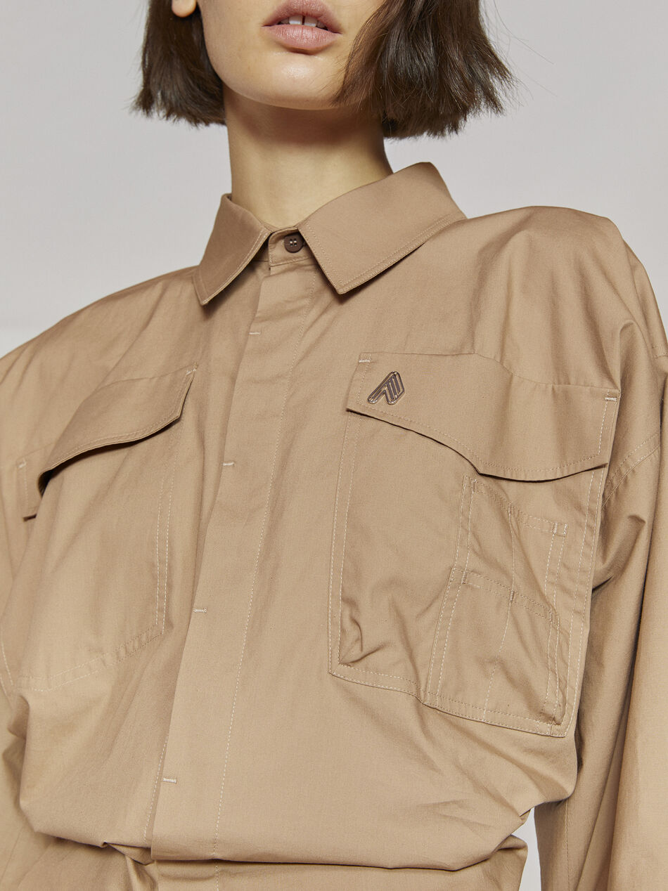 THE ATTICO "Dakota" cookie mini dress COOKIE 212WCA66C017196