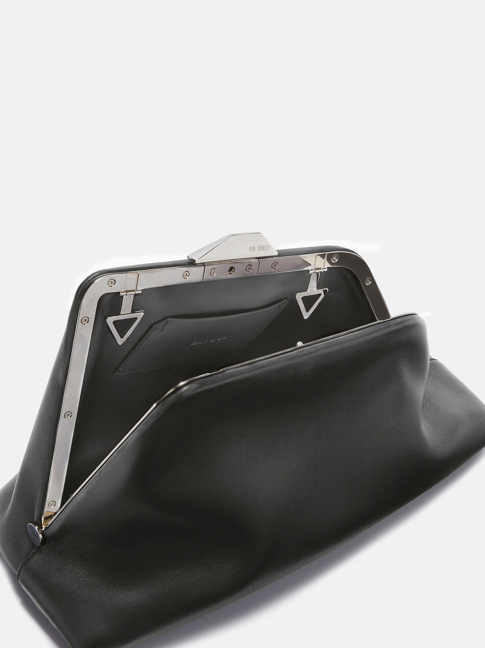 THE ATTICO ''Day Off'' black shoulder bag BLACK 246WAH49L001100