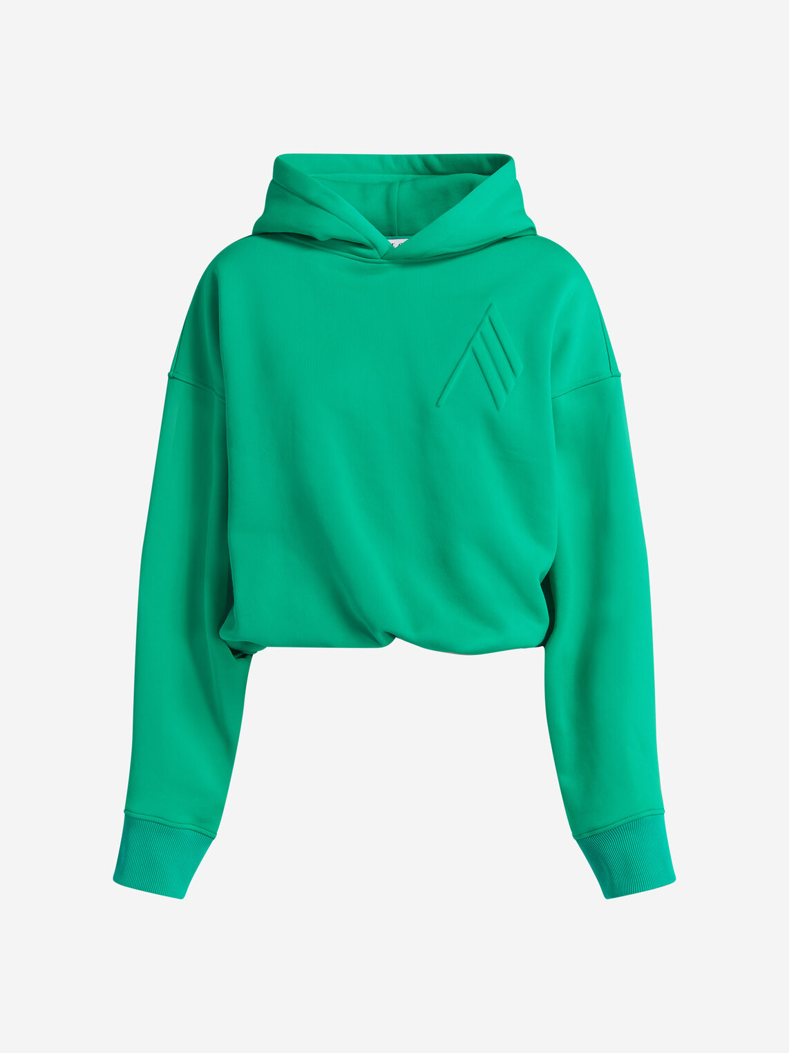 THE ATTICO "Maeve" emerald sweatshirt 1