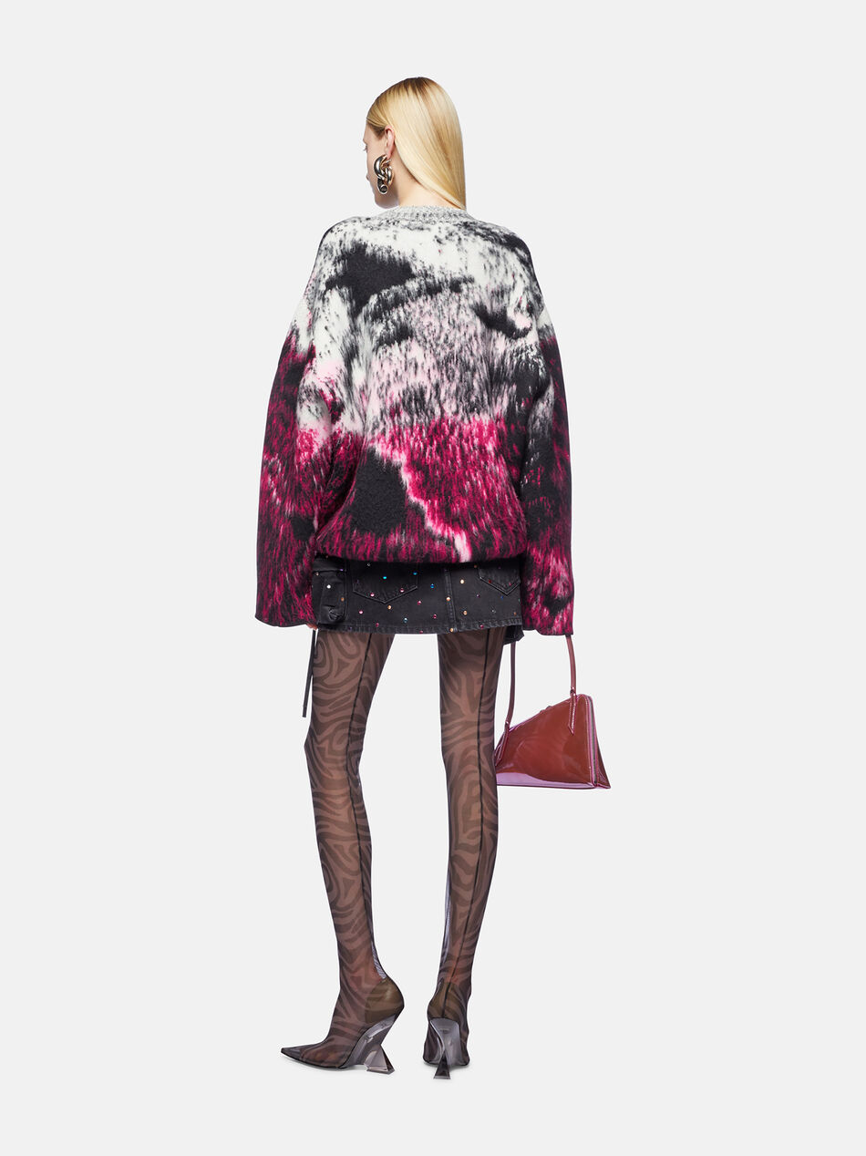 THE ATTICO ''Fay'' black mini skirt BLACK 247WCS136D075S100