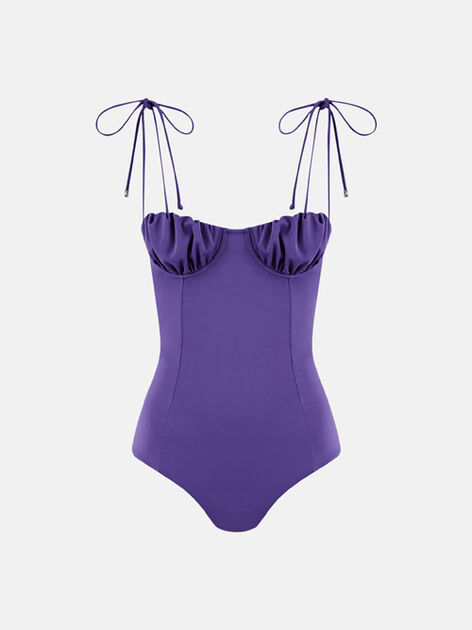 THE ATTICO Purple one piece PURPLE 250WBA00003PAA094AA035