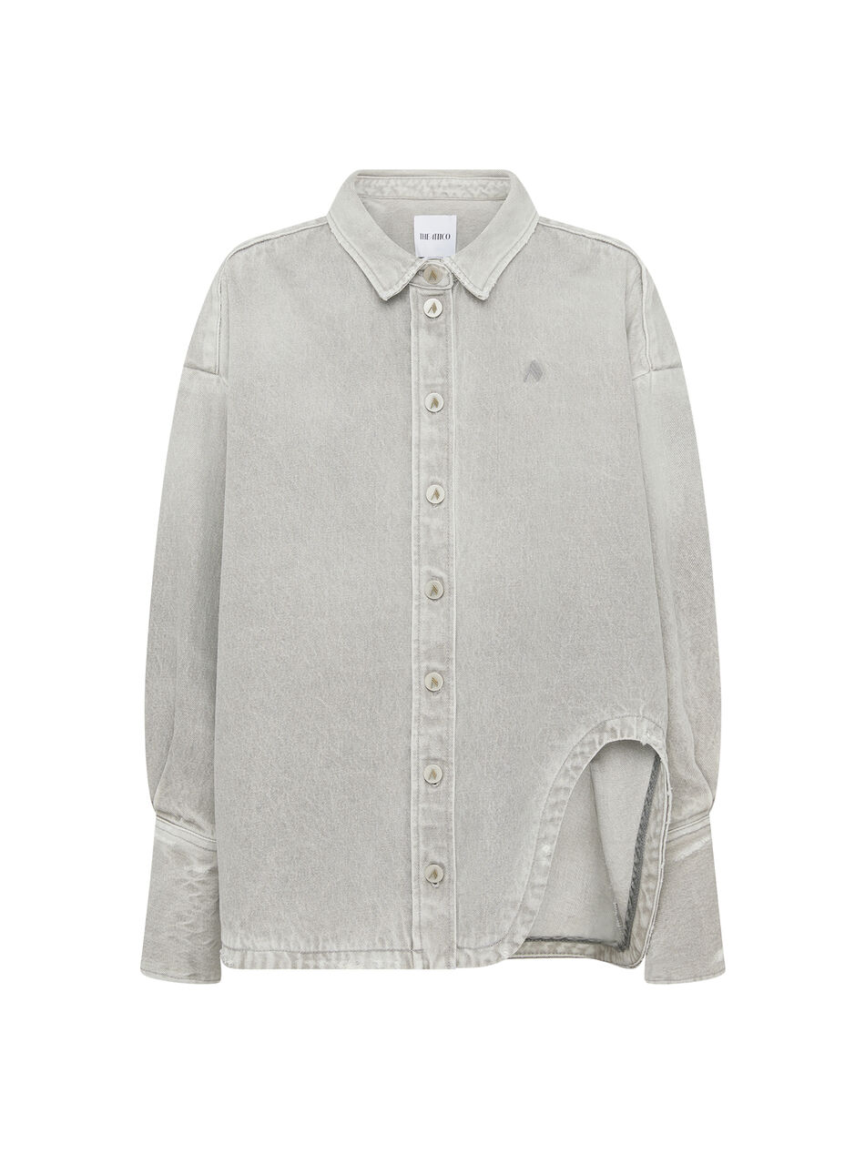THE ATTICO ''Diana'' shirt jacket vintage grey Vintage grey 247WCB68D089733