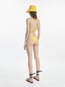 THE ATTICO Sunny yellow bikini SUNNY YELLOW 223WBB57PA21267