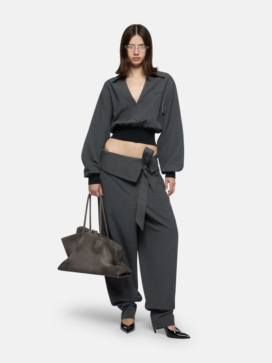 THE ATTICO Grey blouse GREY 251WCE00004PLL007AA084