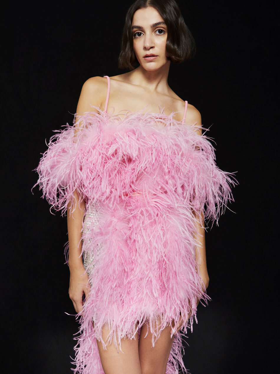 THE ATTICO ''Betul'' pink mini dress PINK 226WCW51H125026