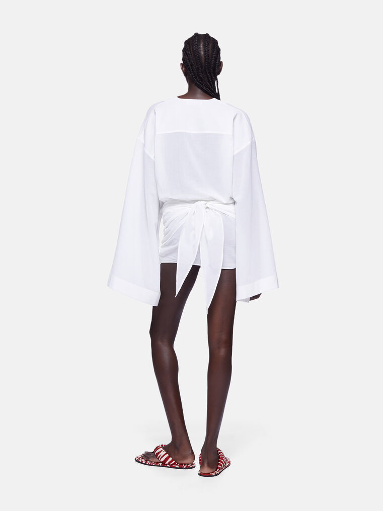 Shop Attico White Mini Dress