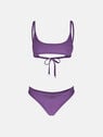THE ATTICO Purple bikini PURPLE 243WBB06PA16035