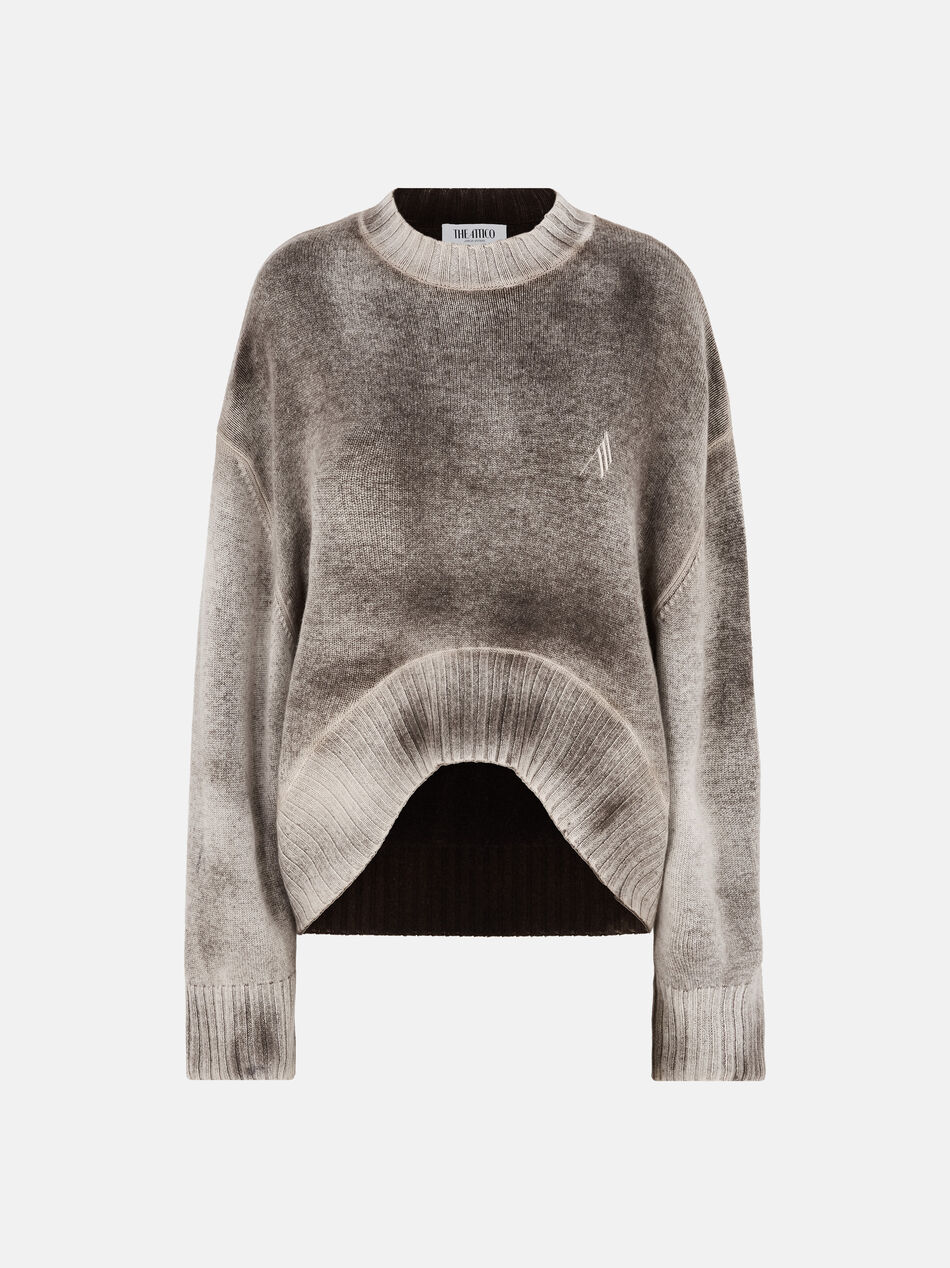 THE ATTICO Taupe sweatshirt taupe 250WCK00107KWS002SS215