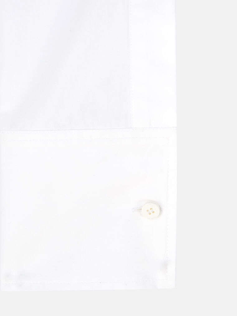 Attico Mini Wrap Chemisier Dress With In White