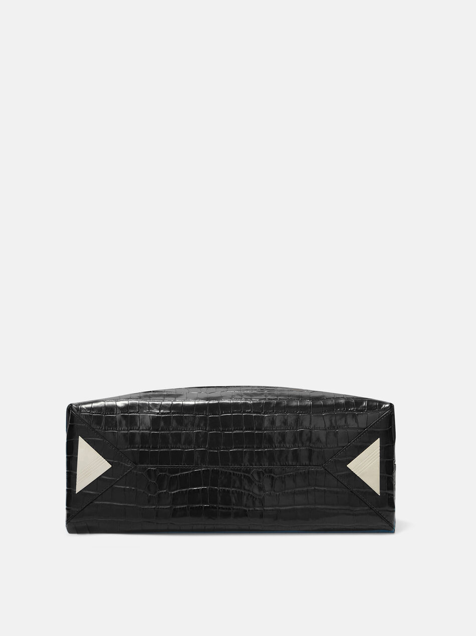 THE ATTICO ''La Passeggiata Medium'' black top handle Black 251WAH00054LBT021PR100