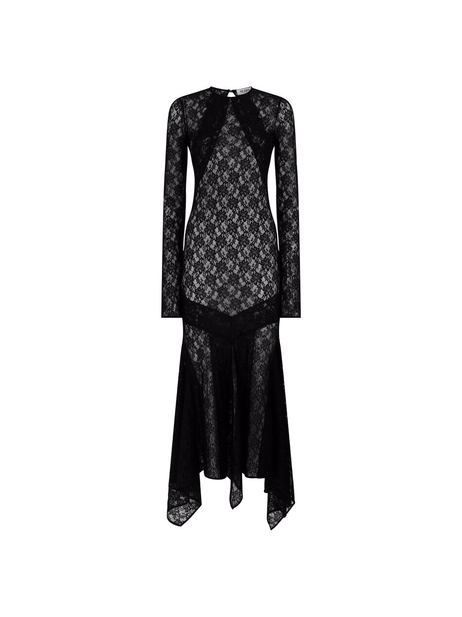 THE ATTICO Black midi dress Black 260WCW00258PPE001AA100