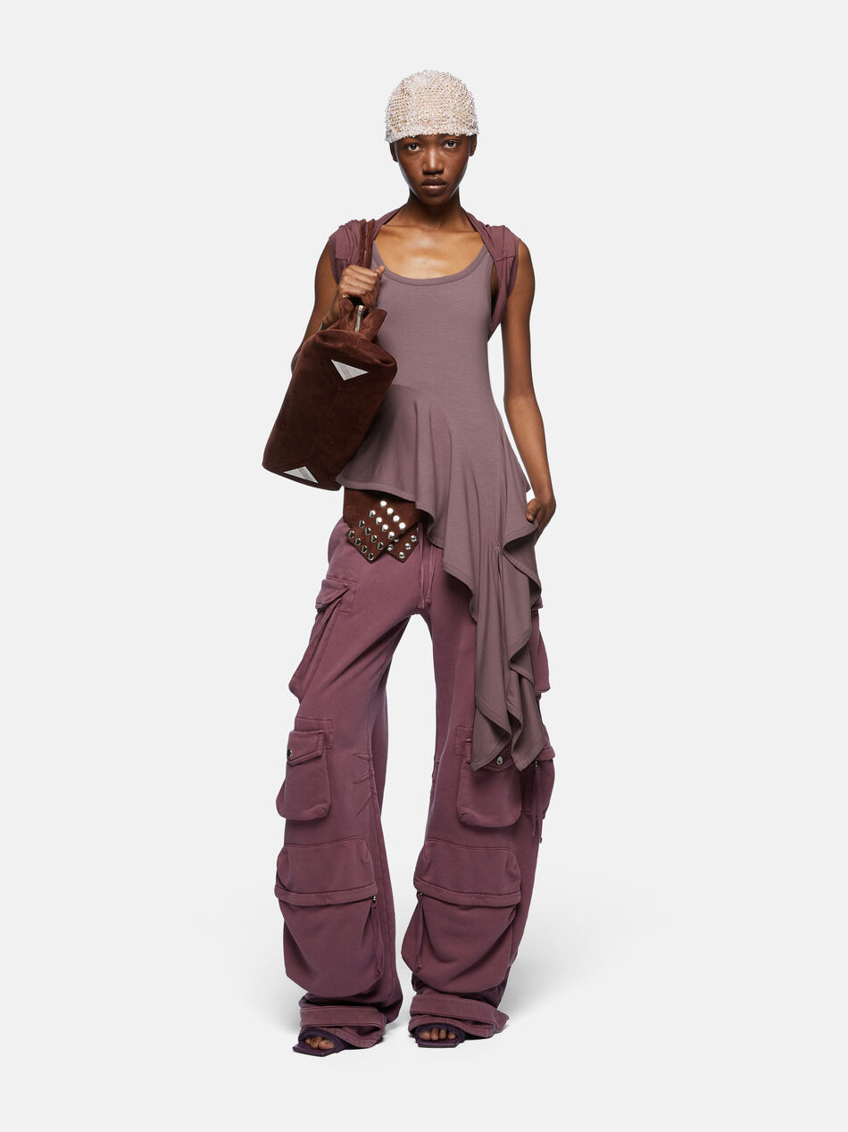 THE ATTICO "Fern'' mauve fade long pants Mauve fade 250WCP00260JJF003AA863