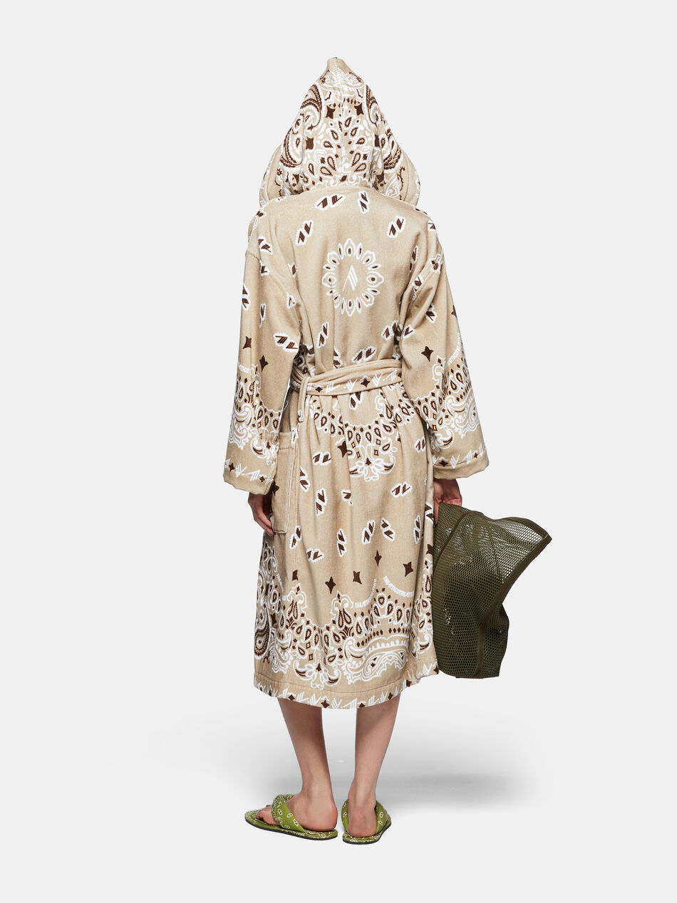 THE ATTICO Brown, beige and white bathrobe Beige/brown/white SPEWOTH09XXX02827