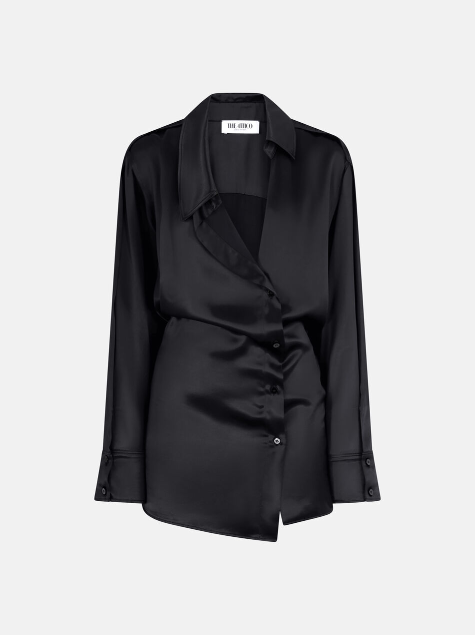 THE ATTICO Black mini dress Black 260WCA00462VVV102AA100