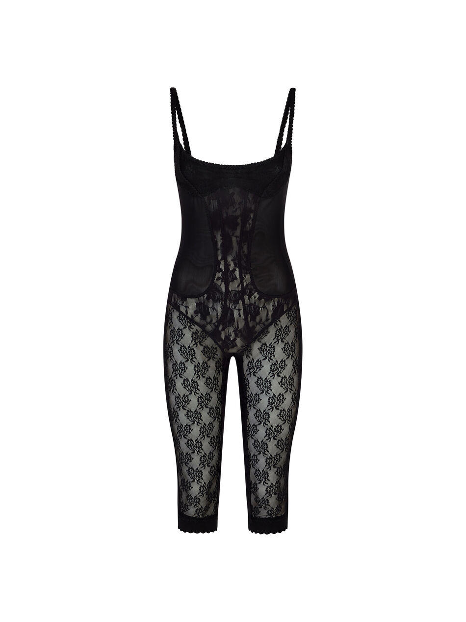 THE ATTICO Black lace overall Black 260WCO00020MIX082AA100