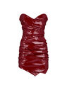 THE ATTICO ''Hania'' wine red mini dress  232WCA186L064422