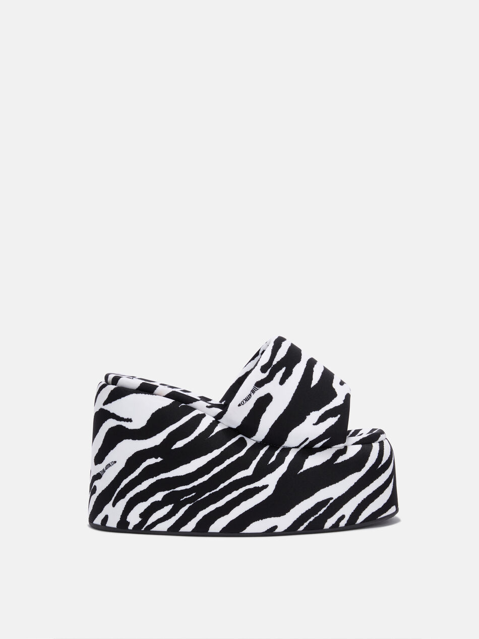 THE ATTICO ''Mochi'' white and black flatform WHITE/BLACK 260WSH00905PAA116PR020