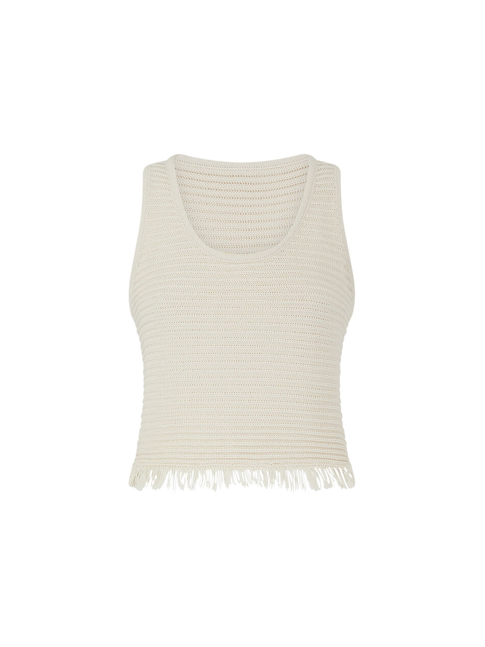 THE ATTICO Off white top OFF WHITE 250WCN00006CCC105AA556