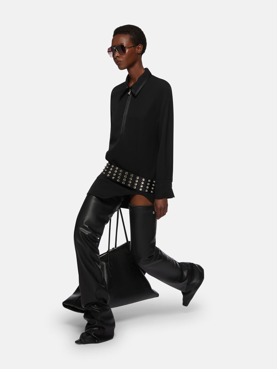 THE ATTICO Black mini dress Black 251WCA00434WWW065AA100