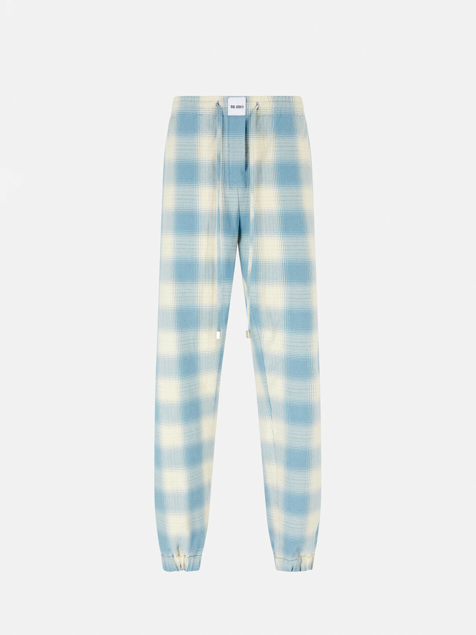 THE ATTICO Light blue and white long pant LIGHT BLUE / WHITE 260WCP00257CCW001AA264