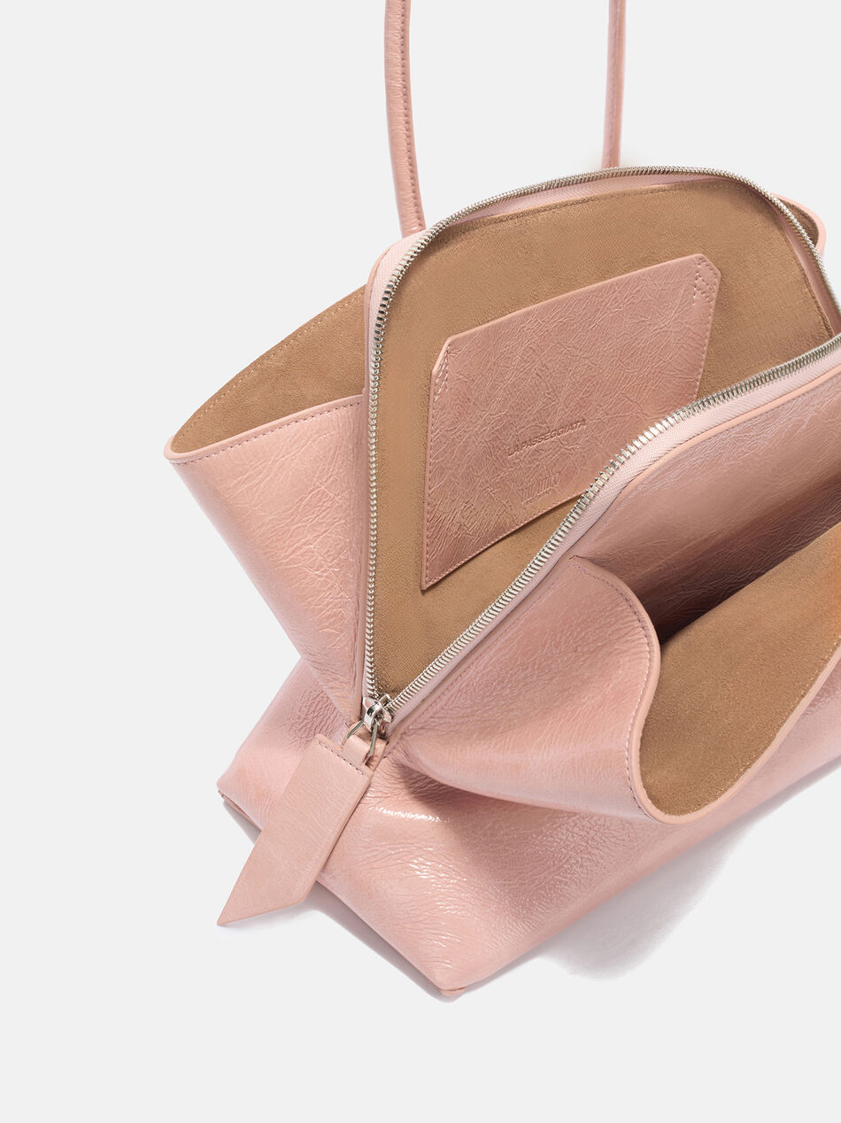 THE ATTICO ''La Passeggiata Medium'' blush top handle BLUSH 260WAH00054LBT030AA999