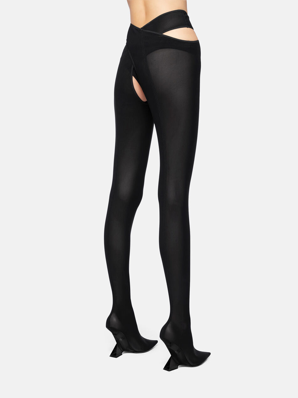 THE ATTICO ''Cheopissima'' black thigh high boot Black 251WSH00802PAA081PH100