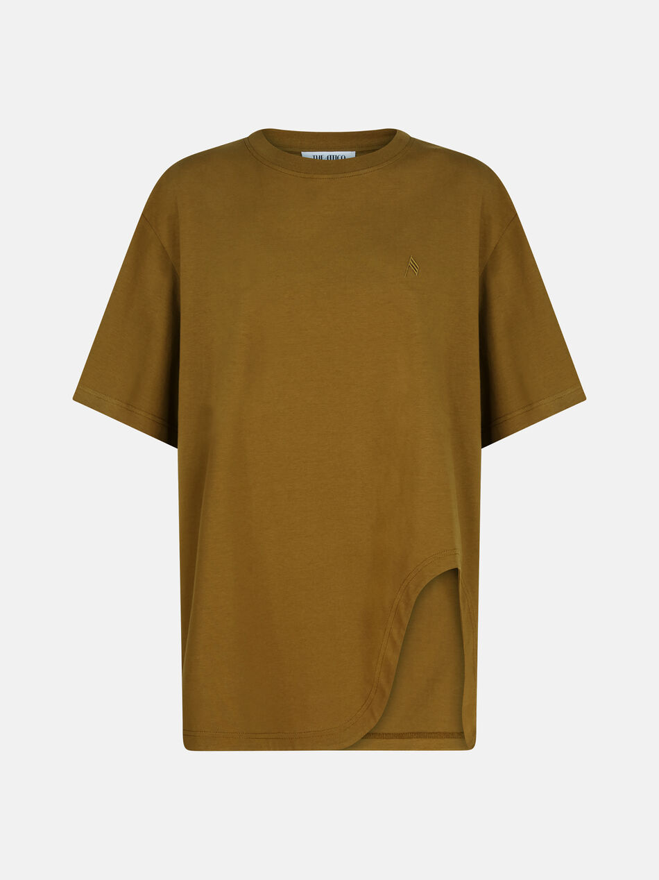 THE ATTICO Military green t-shirt MILITARY GREEN 251WCT00350JJJ025AA081