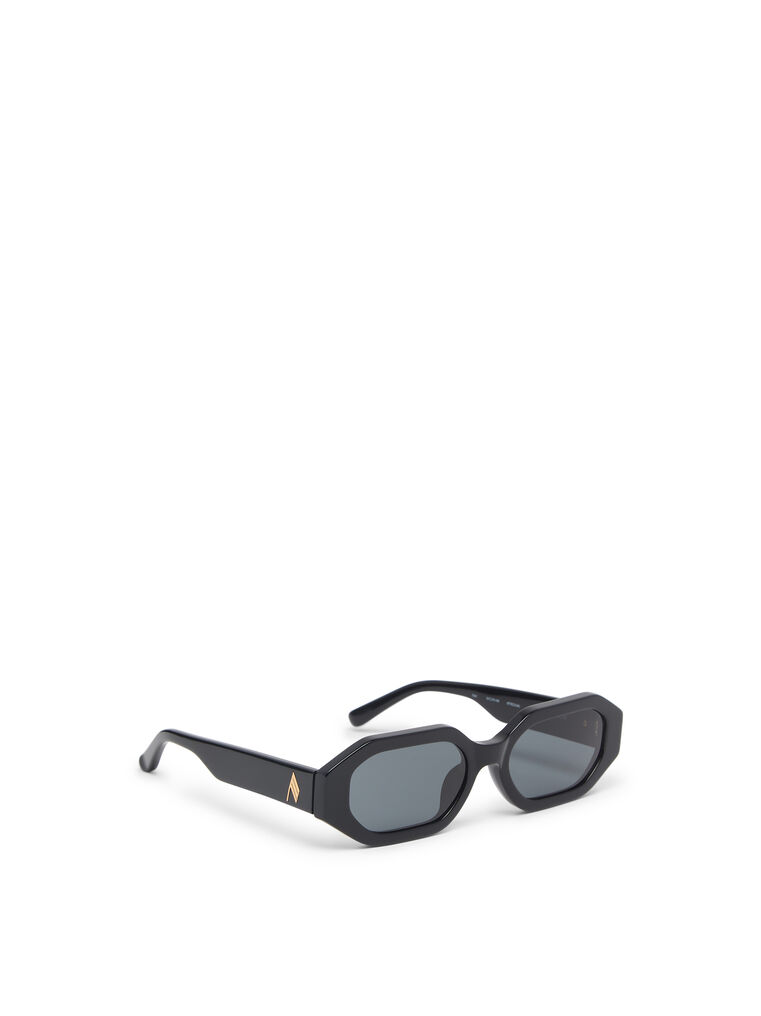 Shop Attico ''irene'' Black Sunglasses