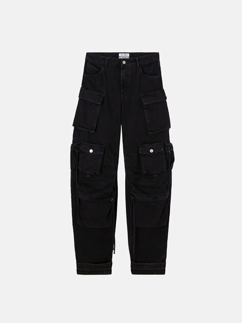 THE ATTICO ''Fern'' black long pants Black 250WCP00084DDD066AA100
