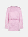 THE ATTICO Sugar pink mini dress  231WCA176V053432