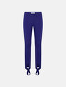 THE ATTICO ''Lea'' blue leggings  228WCP75RY02015