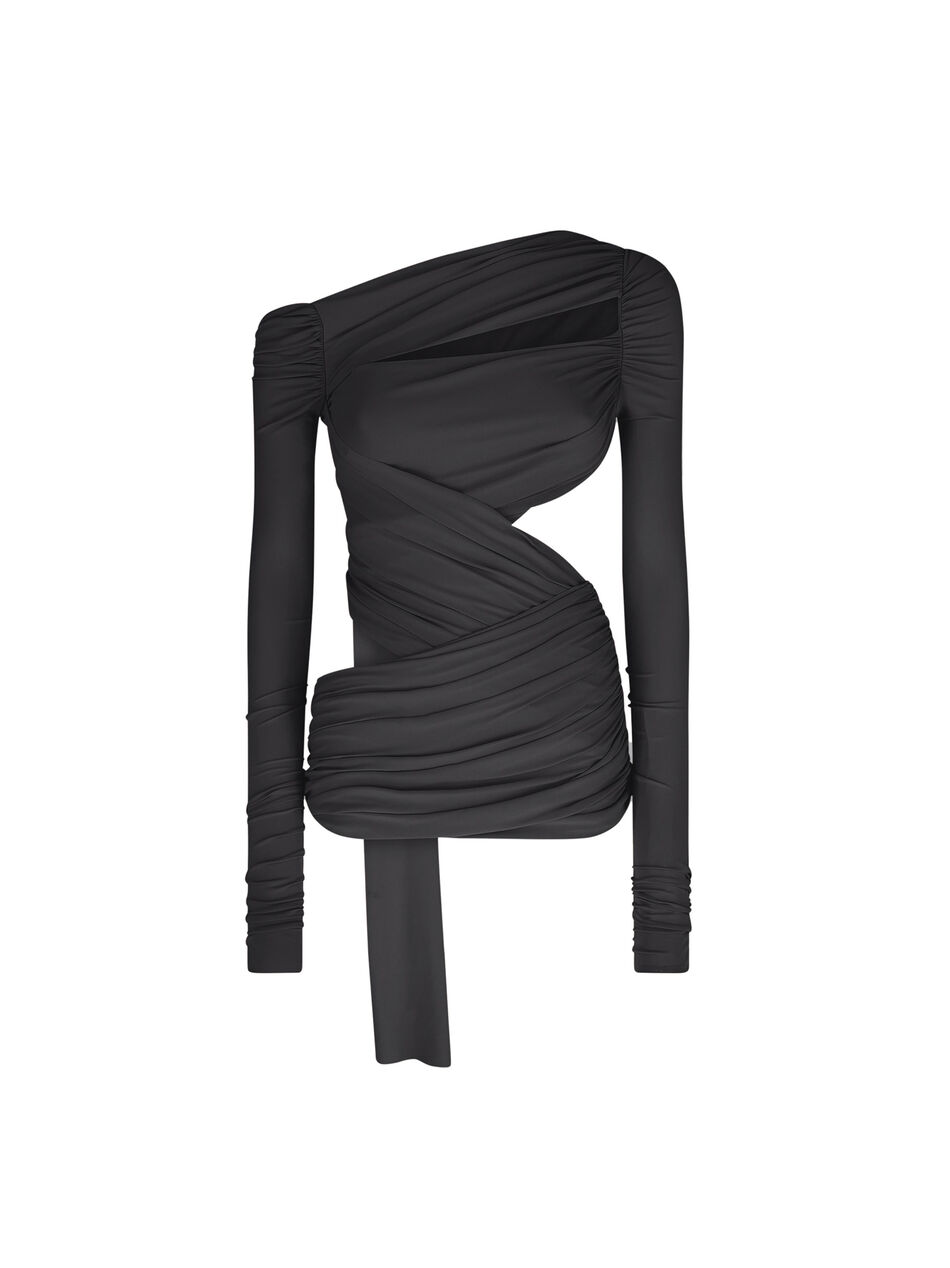 THE ATTICO Black top BLACK 246WCT258A014100