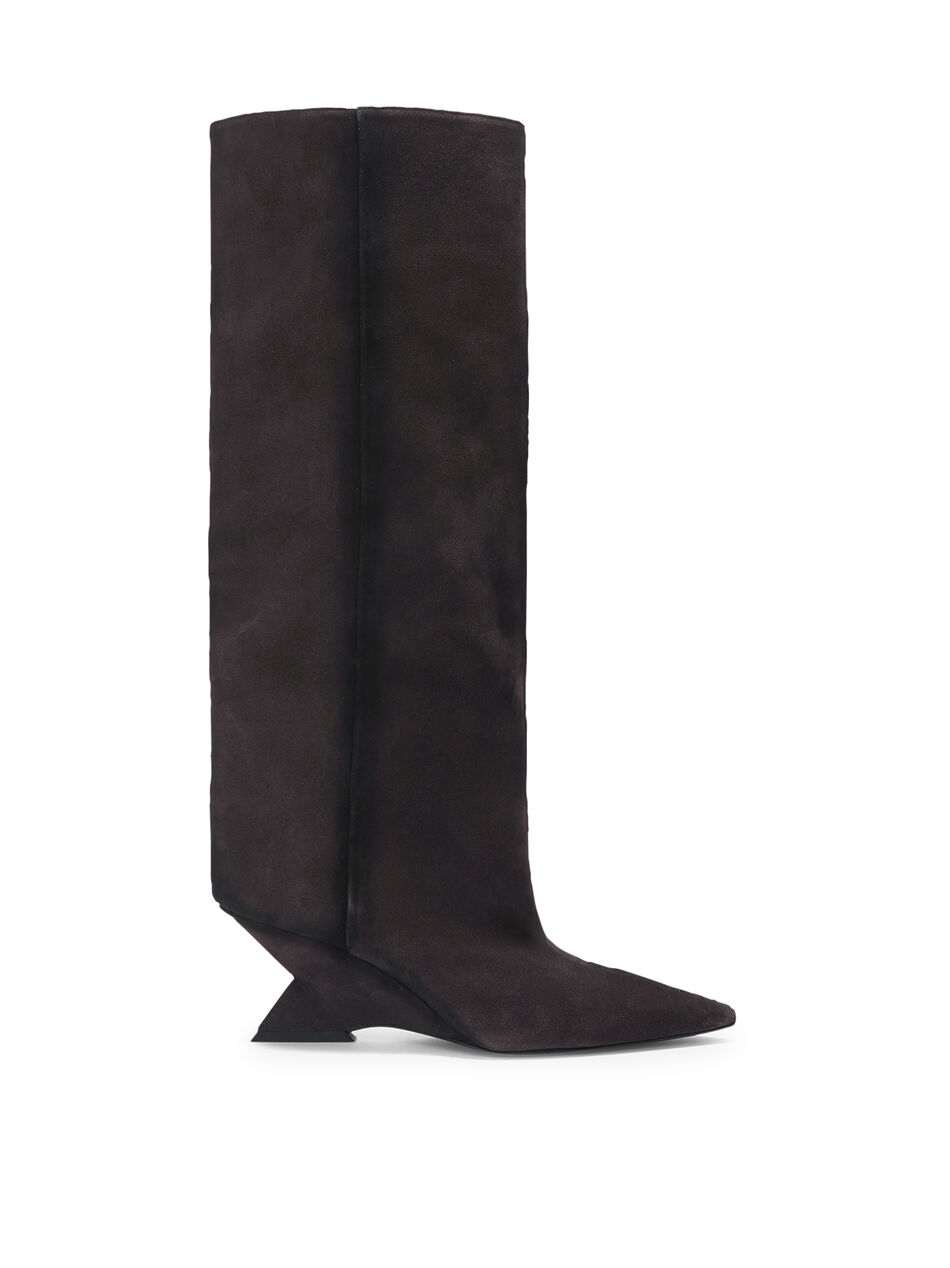 THE ATTICO ''Cheope'' dark grey tube boot Dark grey 247WS842L108233