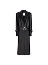 THE ATTICO Black long coat Black 241WCC52L054100