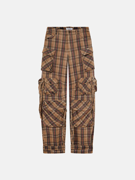 THE ATTICO ''Fern'' beige and black long pant Beige/black 251WCP00278CCC116BR835